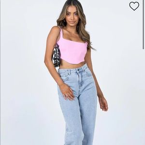 Kaeshia rib bustier-Princess Polly